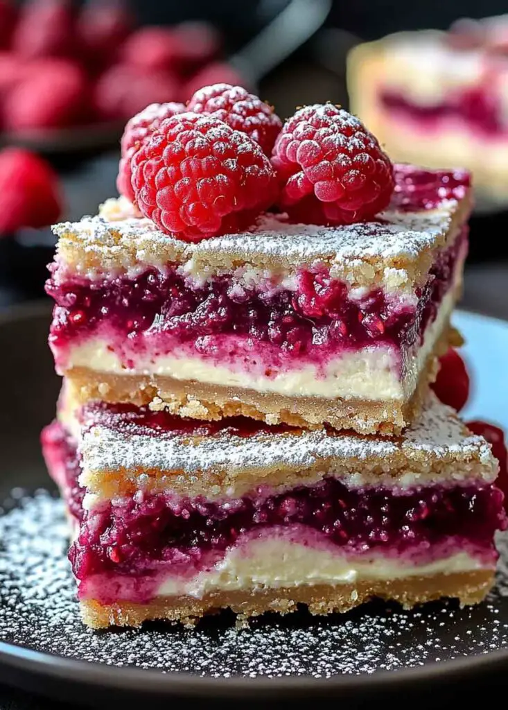 Heavenly Raspberry Cheesecake Bars