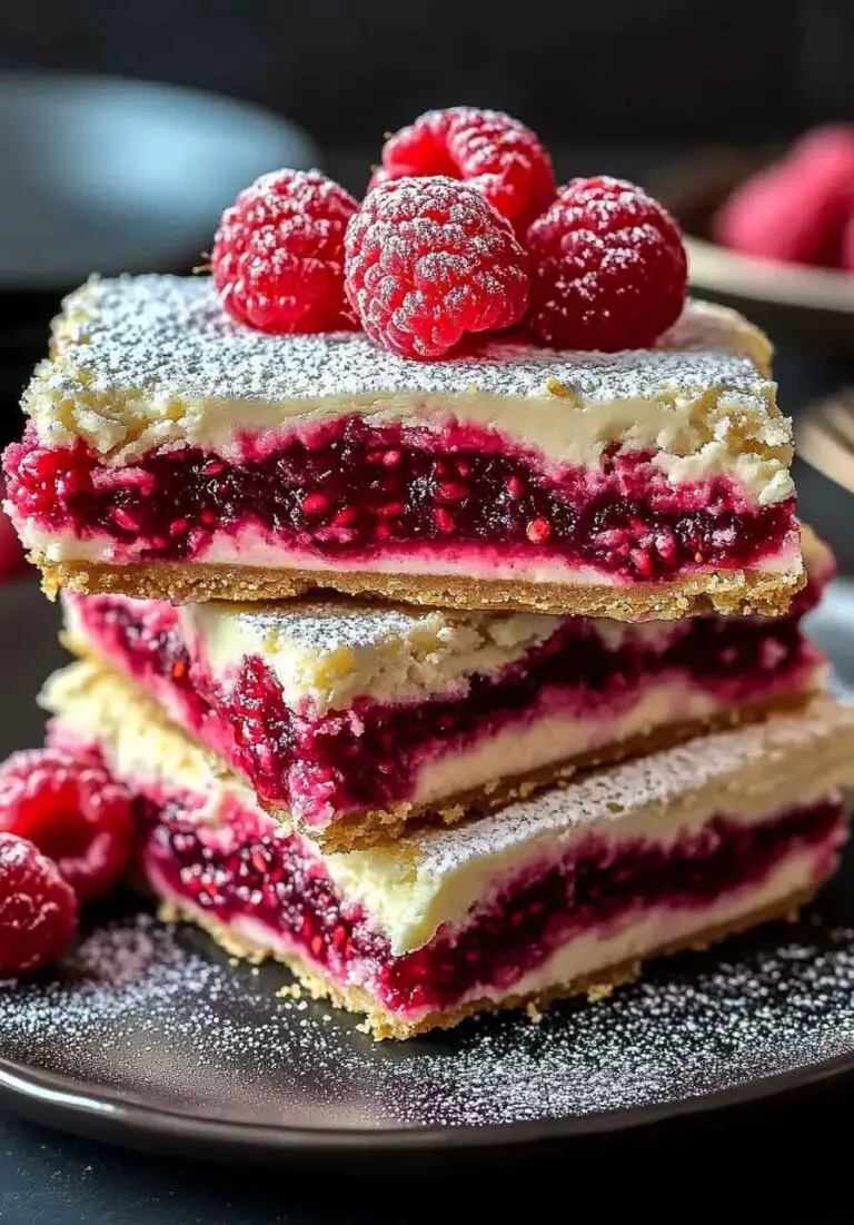Heavenly Raspberry Cheesecake Bars