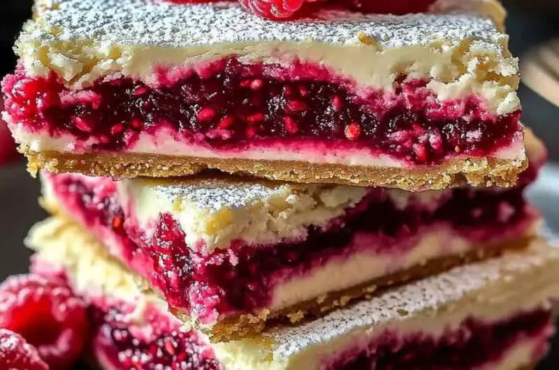 Heavenly Raspberry Cheesecake Bars