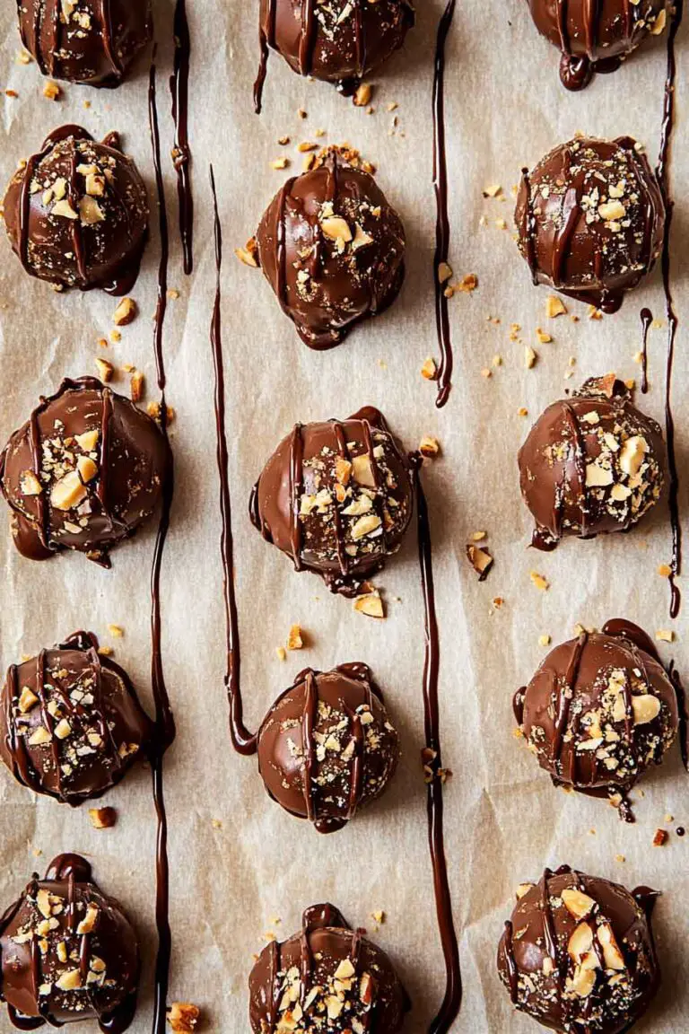 Homemade Chocolate Hazelnut Truffles