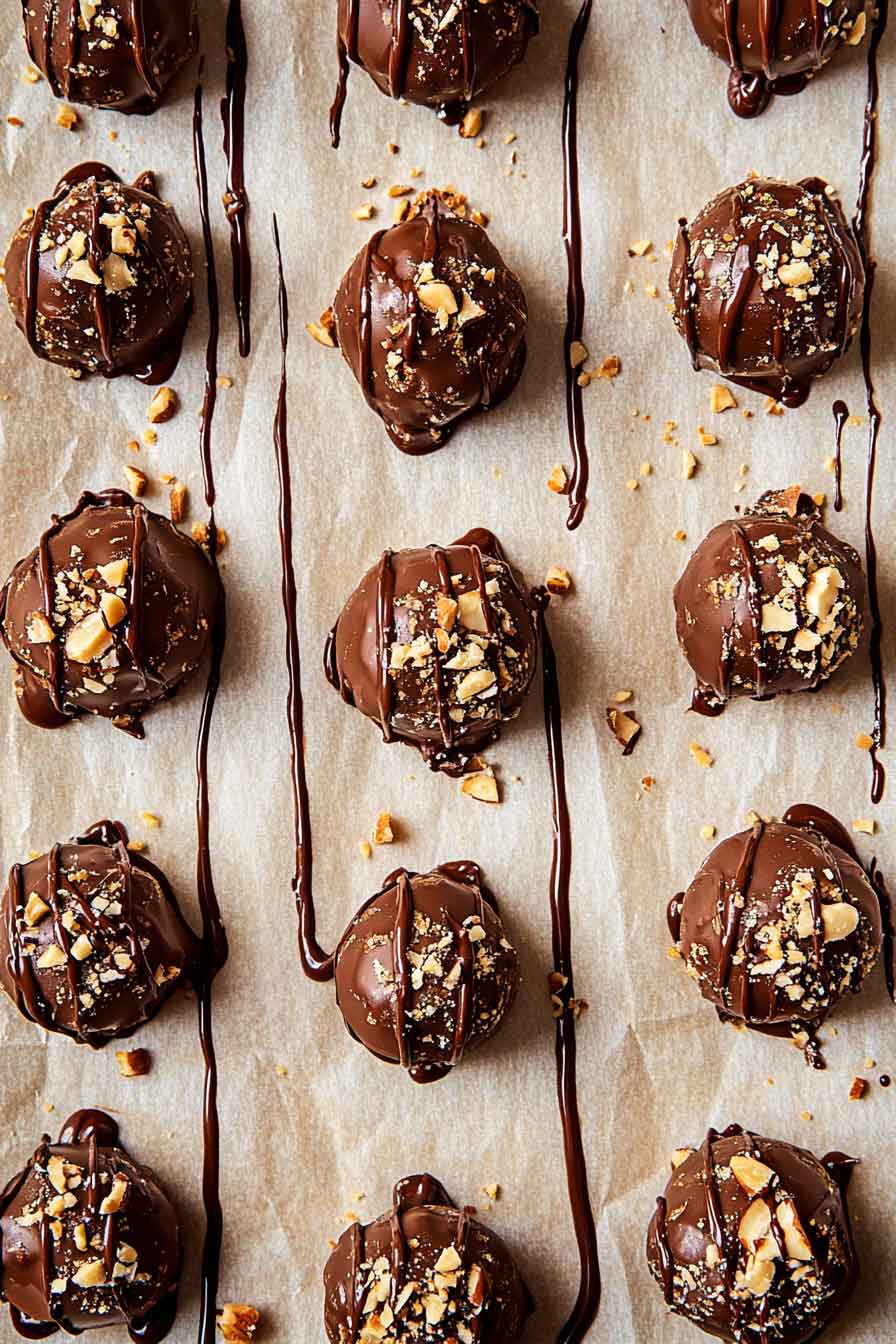 Homemade Chocolate Hazelnut Truffles