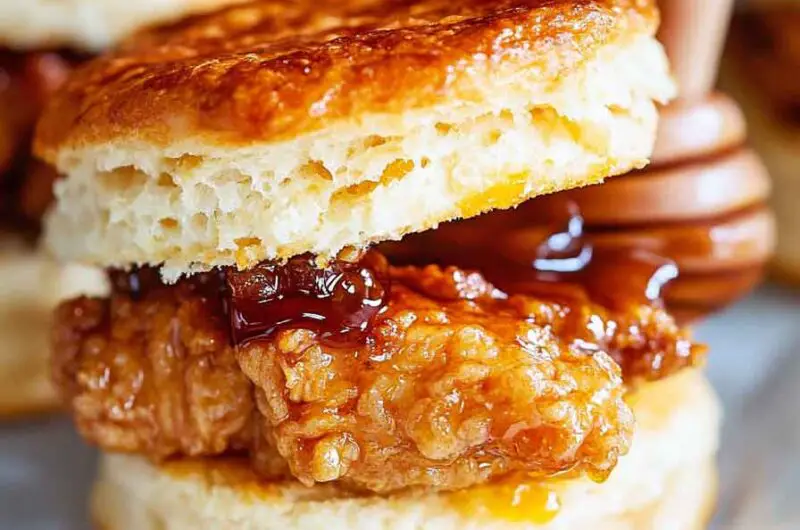 Hot Honey Chicken Biscuits