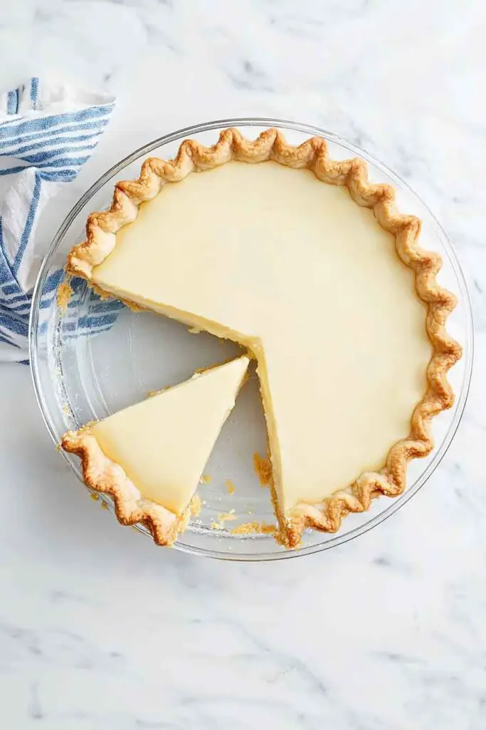 Ingredients for Indiana Sugar Cream Pie