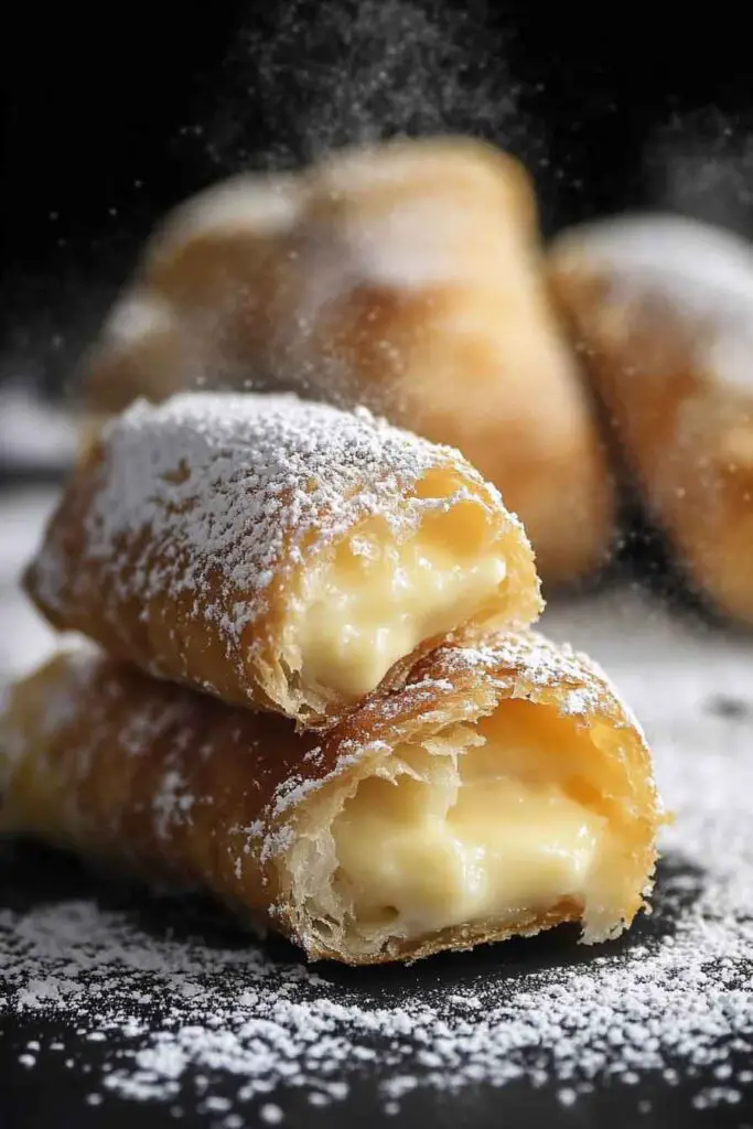 Cream Stuffed Cannoncini