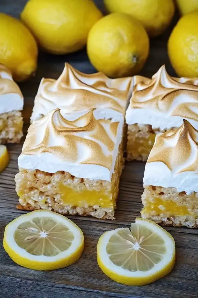 How to Make Lemon Meringue Rice Krispie Treats