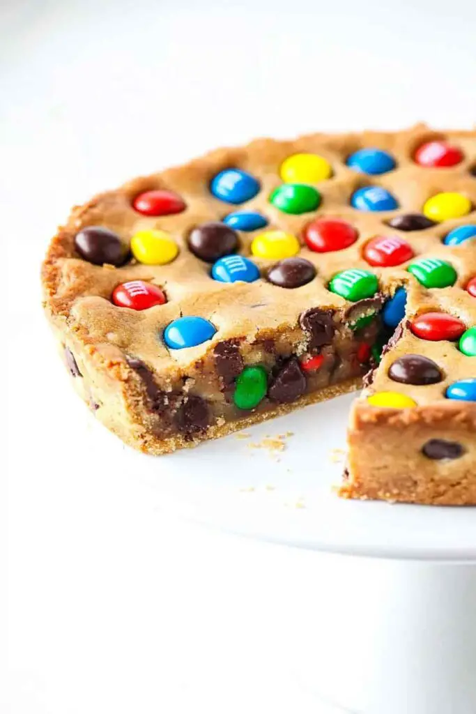 Ingredients for M&M Chocolate Chip Pie