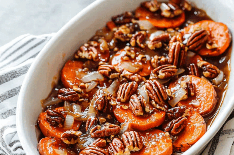 Maple Pecan Sweet Potatoes
