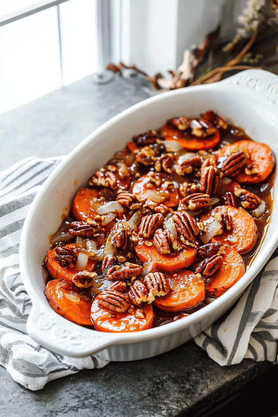Maple Pecan Sweet Potatoes