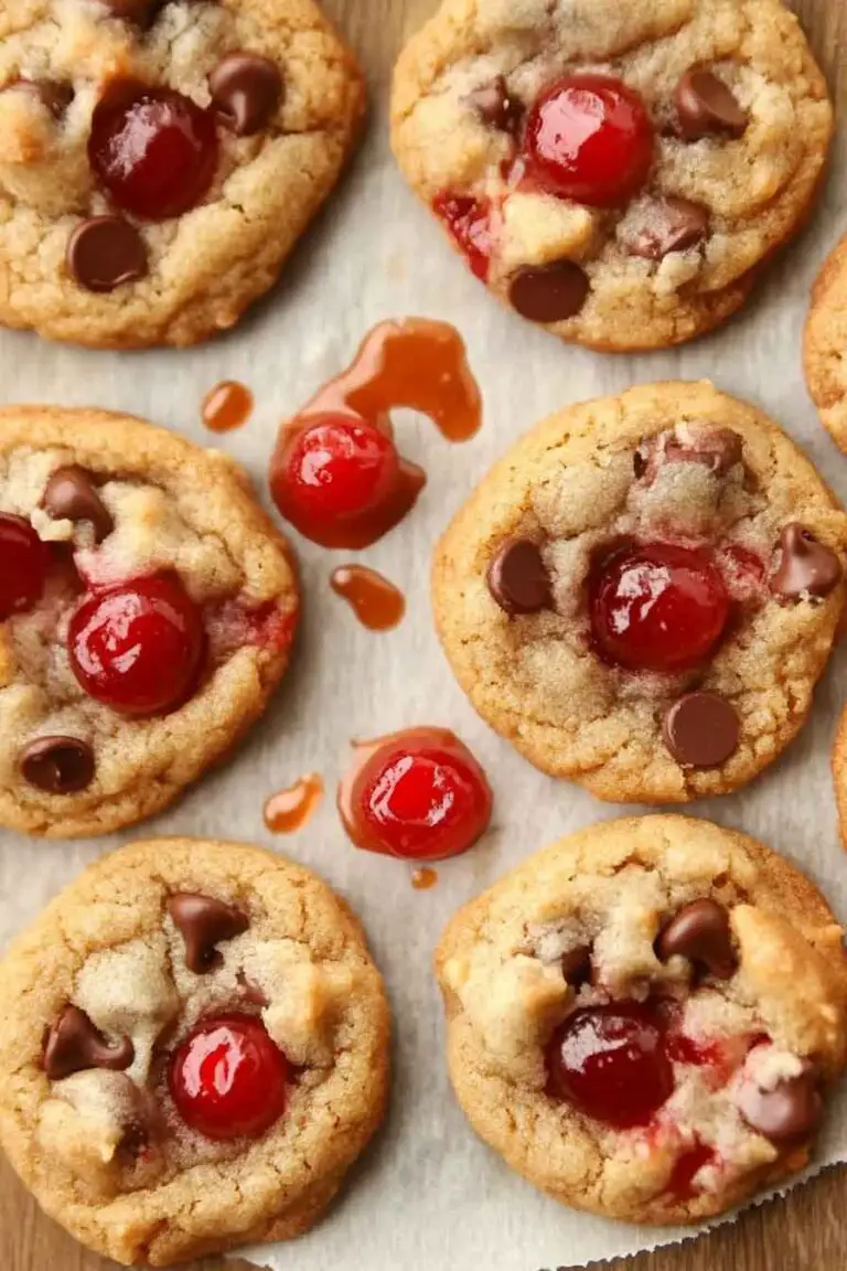Maraschino Cherry Chocolate Chip Cookies