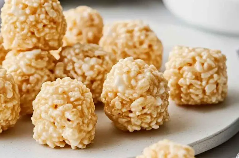 Marshmallow Rice Krispie Balls