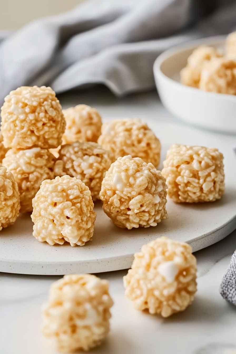 Marshmallow Rice Krispie Balls