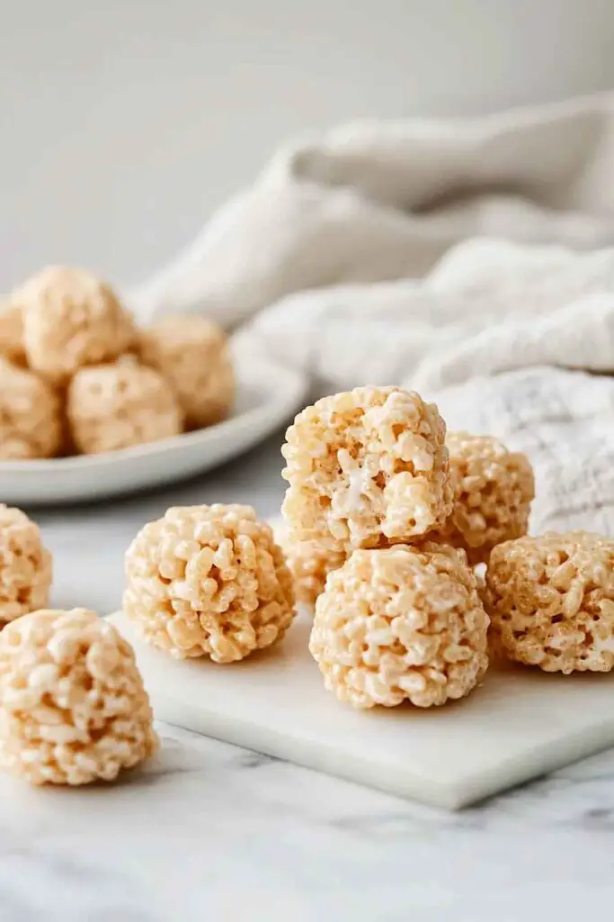 Marshmallow Rice Krispie Balls