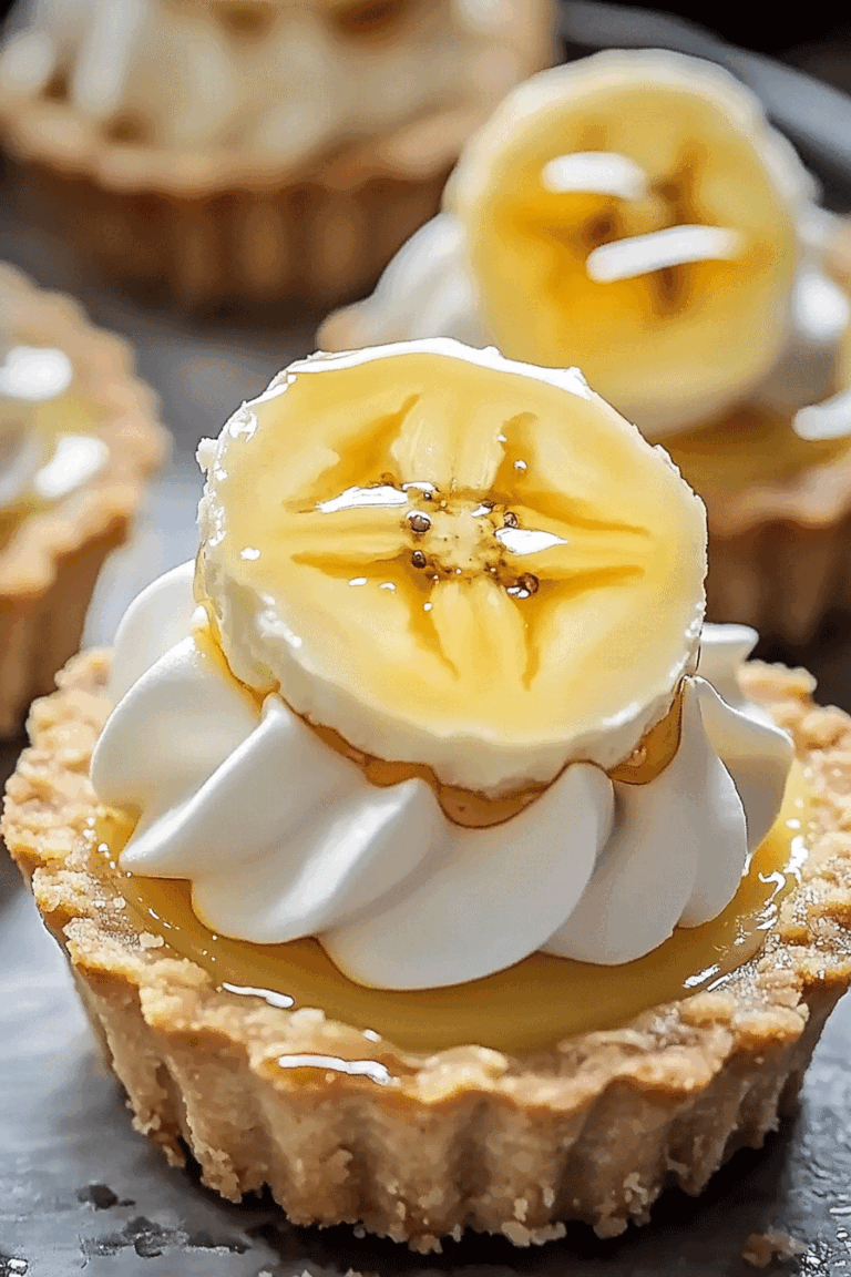 Mini Banana Cream Tarts