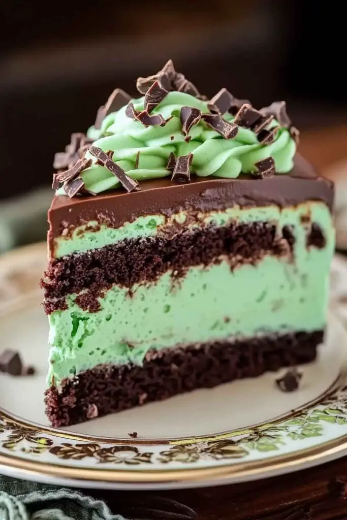 Mint ChocolateCheesecake Cake