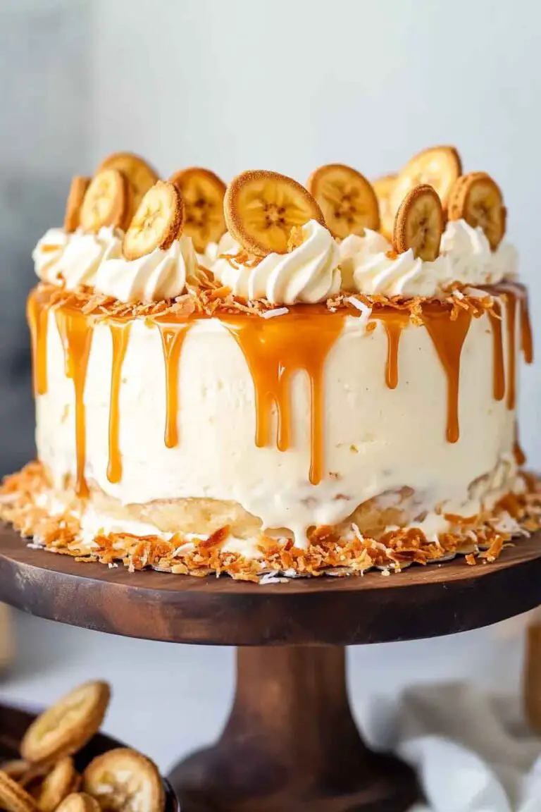 Old School Banana Pudding Cake