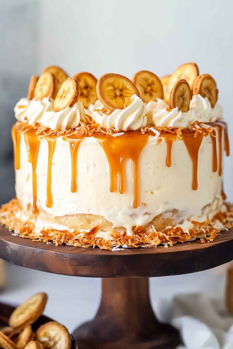Old School Banana Pudding Cake