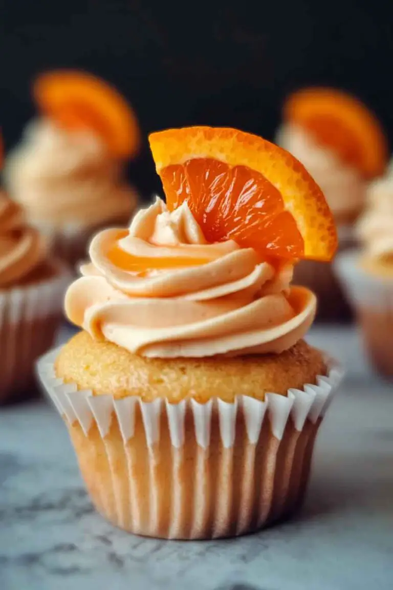 orange Creamsicle Cupcakes Buttercream Frosting