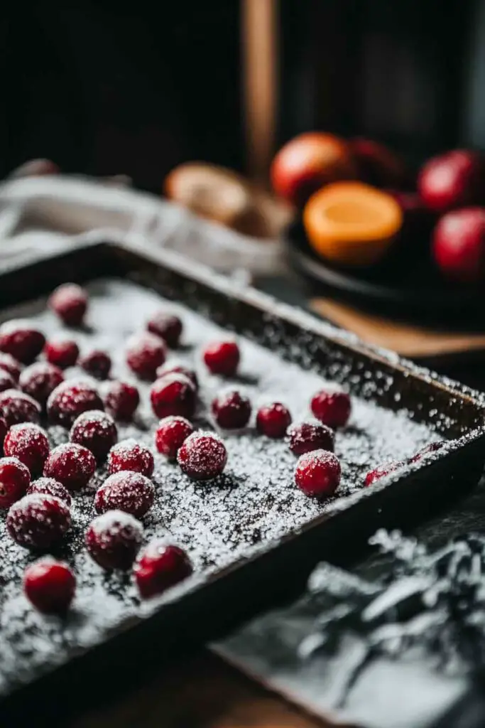How to Make Orange Vanilla Candied Cranberries
