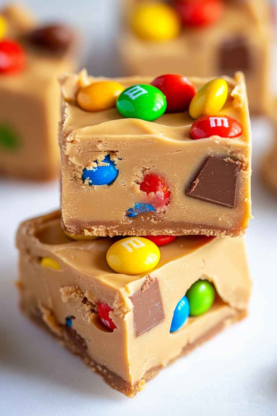 Peanut Butter Candy Bar Fudge
