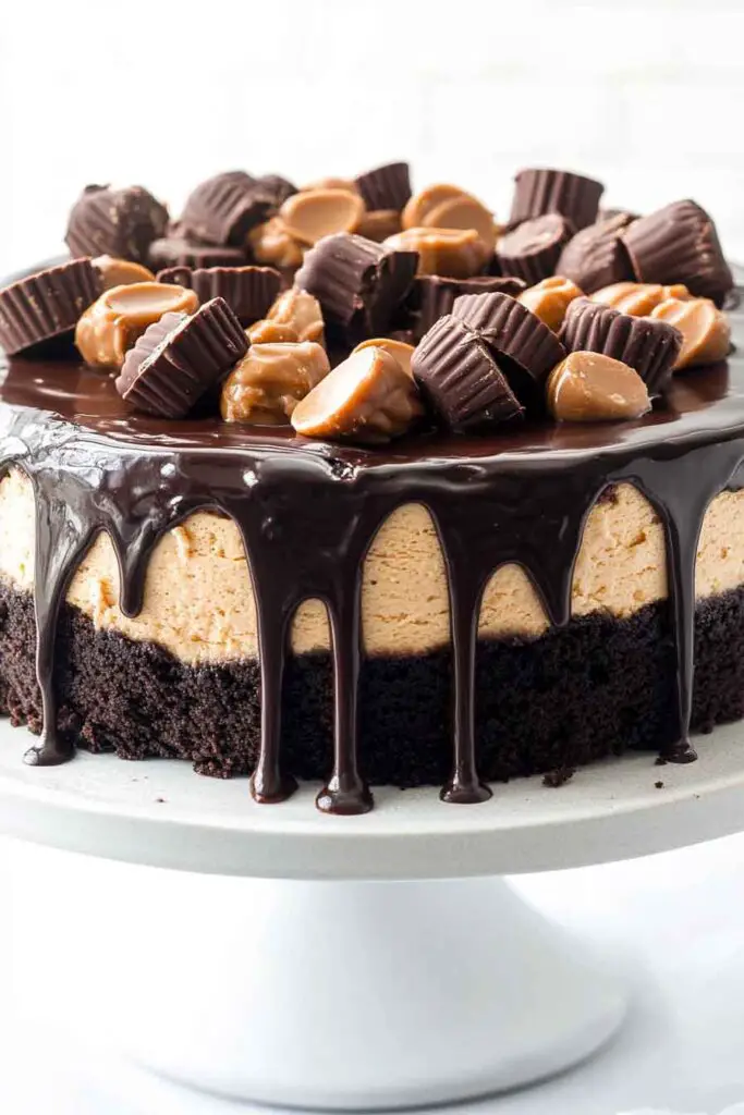 How to Make Peanut Butter Cup Cheesecake 