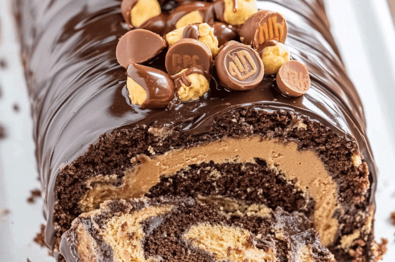 Peanut Butter Roll Cake