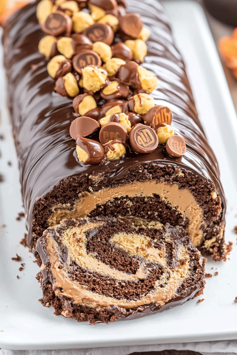 Peanut Butter Roll Cake