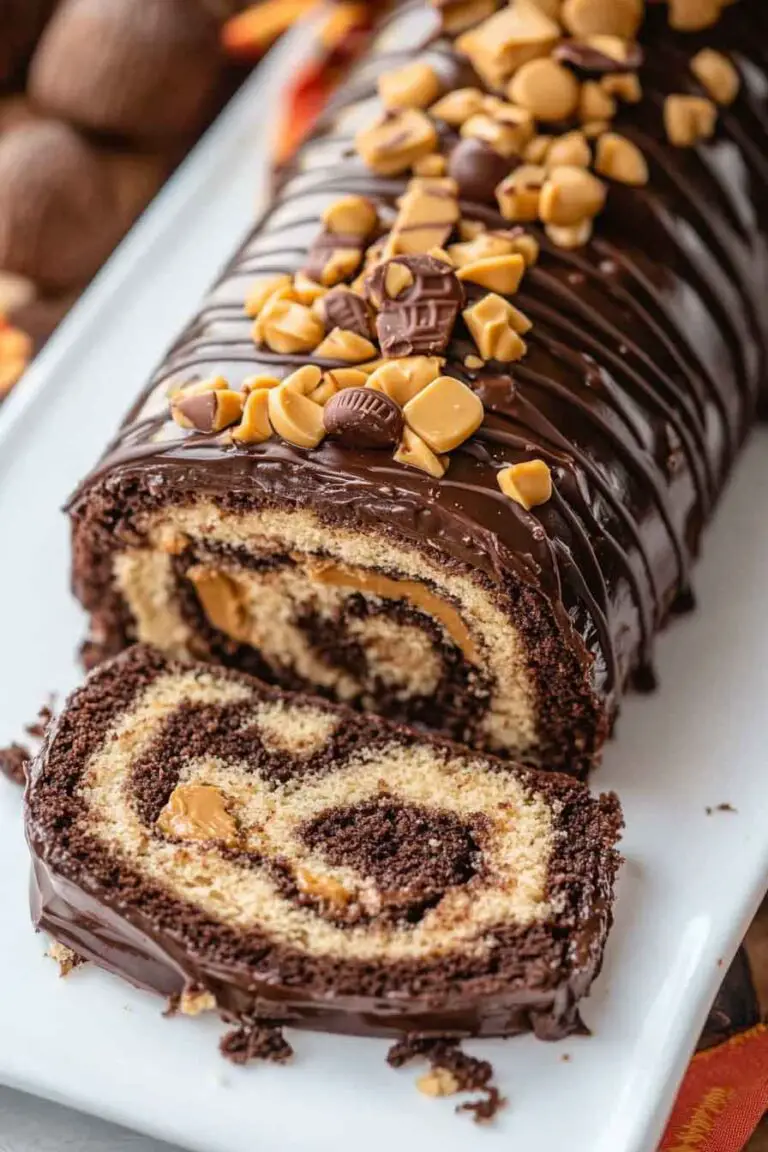 Peanut Butter Roll Cake
