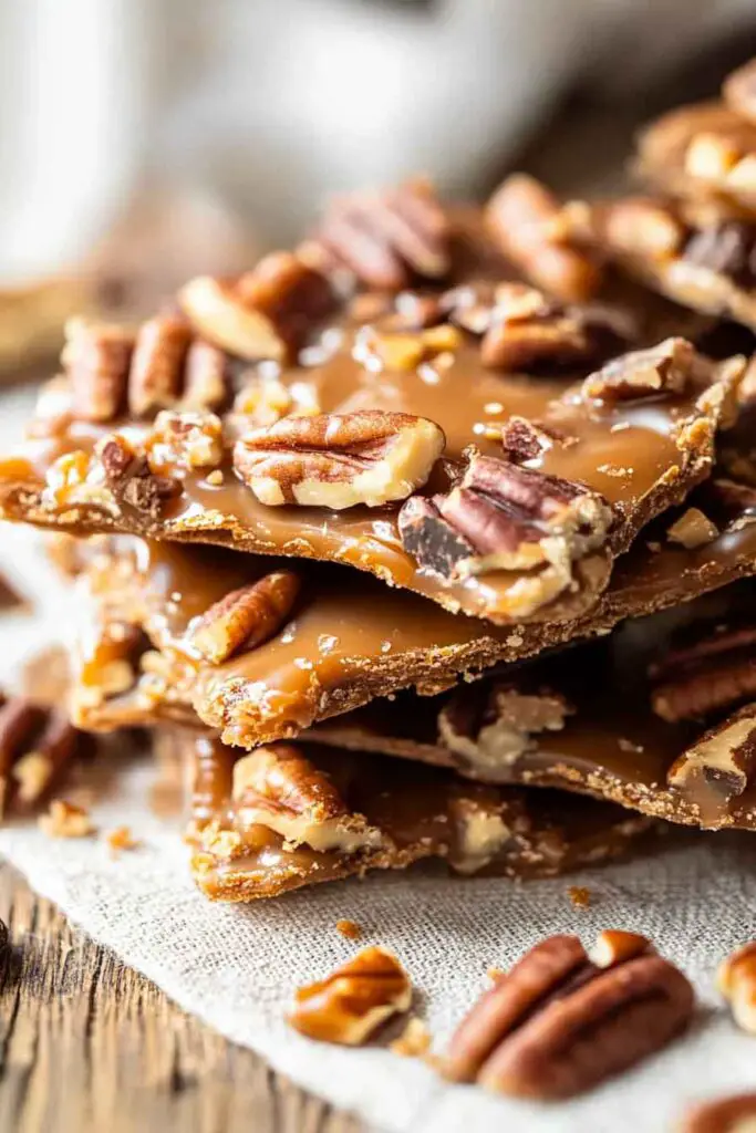 how to make Pecan Pie Bark