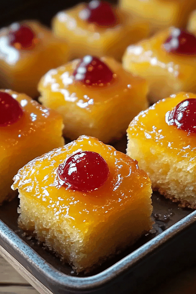Pineapple Pound Cake Bites