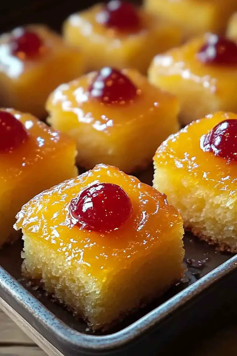 Pineapple Pound Cake Bites