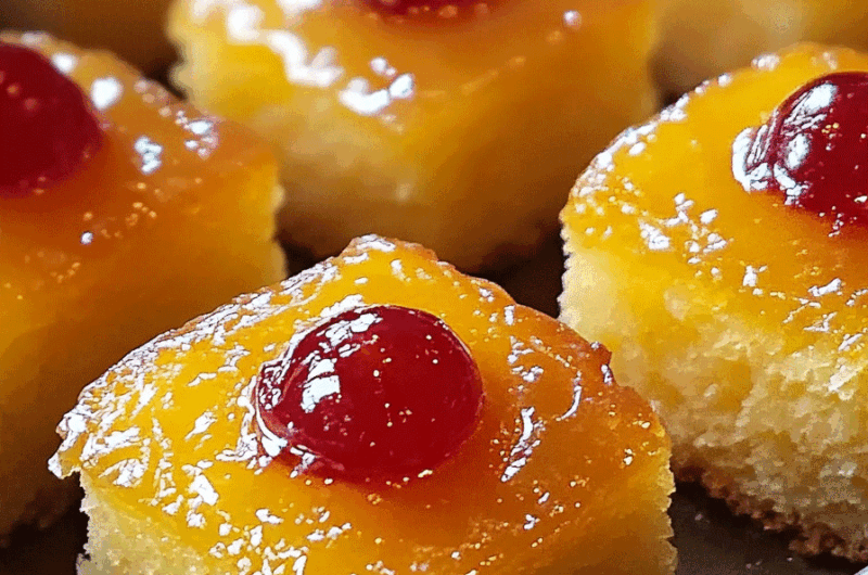 Pineapple Pound Cake Bites