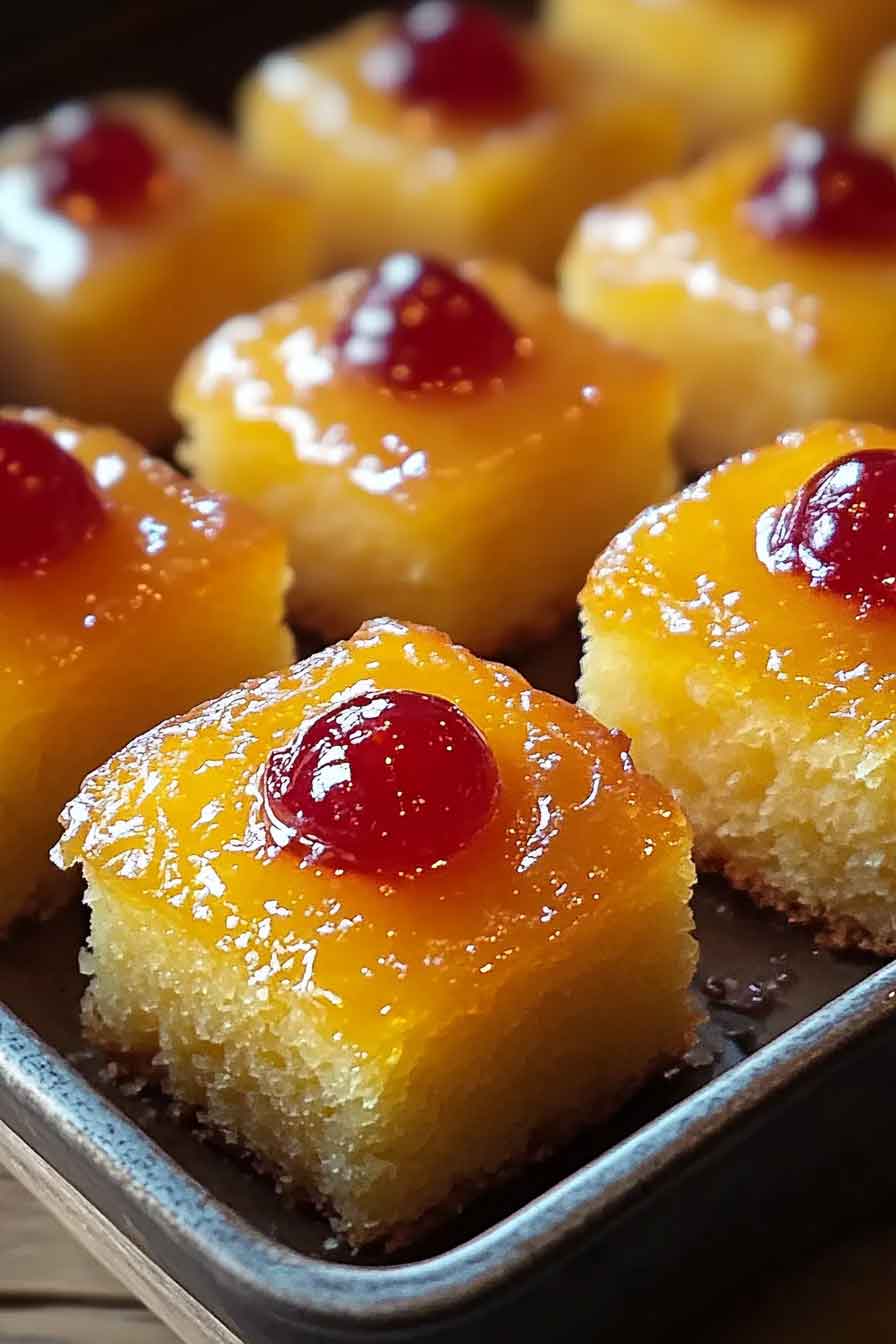 Pineapple Pound Cake Bites
