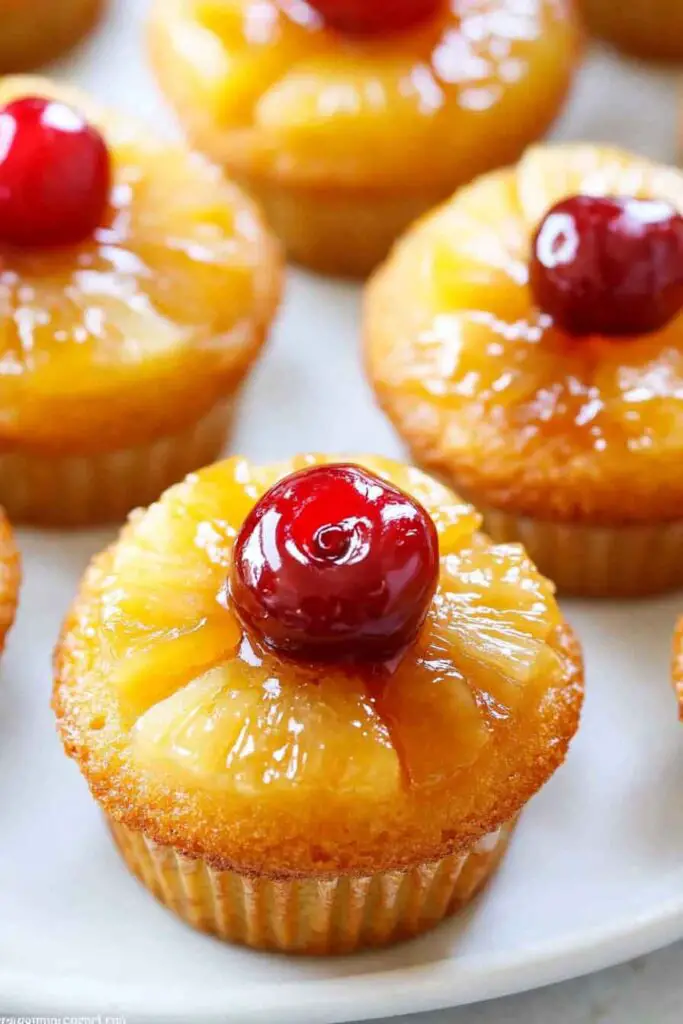 Ingredients for Pineapple Upside Down Cupcakes