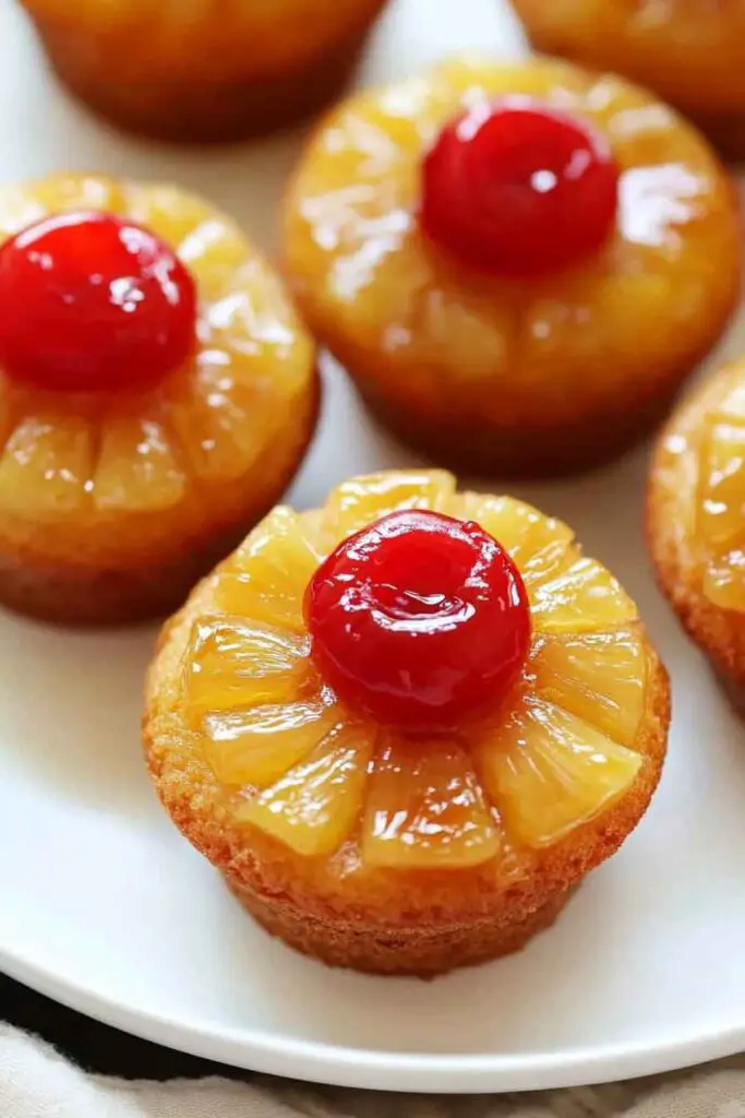 Pineapple Upside Down Cupcakes
