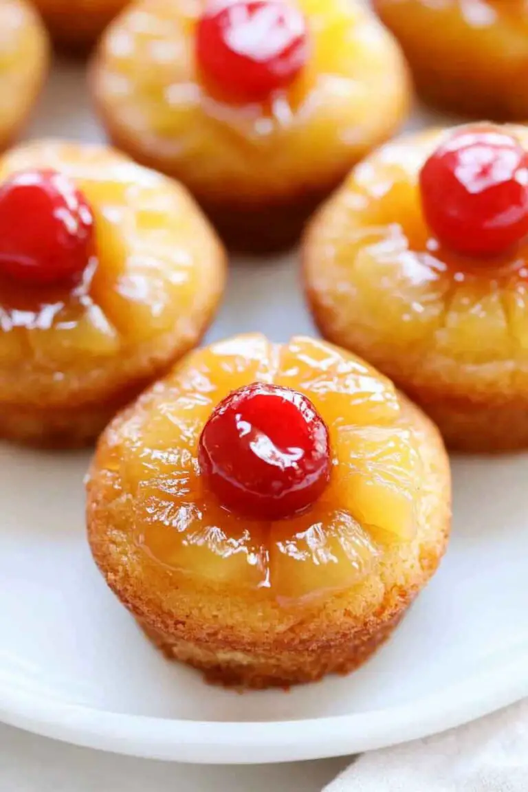 Pineapple Upside Down Cupcakes