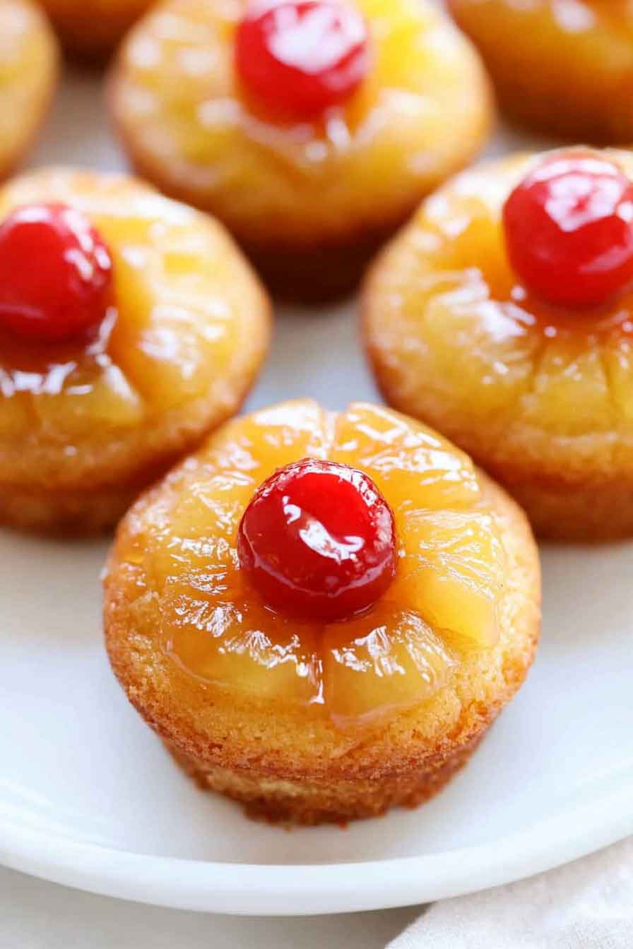 Pineapple Upside Down Cupcakes