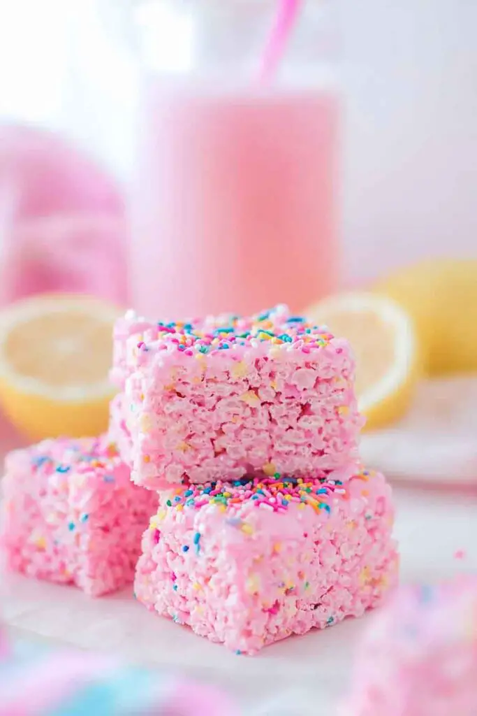 Pink Rice Krispie Treats