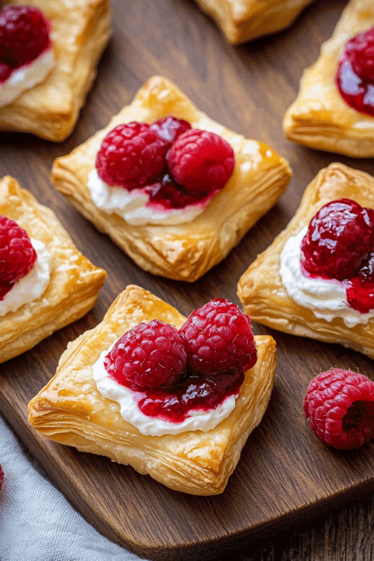 Raspberry Cream Cheese Bites Recipe