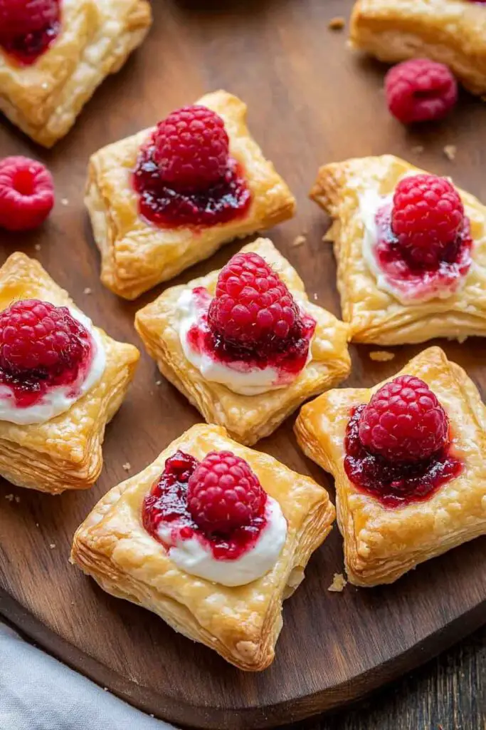 Raspberry Cream Cheese Bites