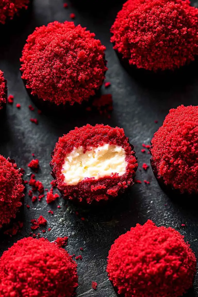 Red Velvet Cheesecake Bites