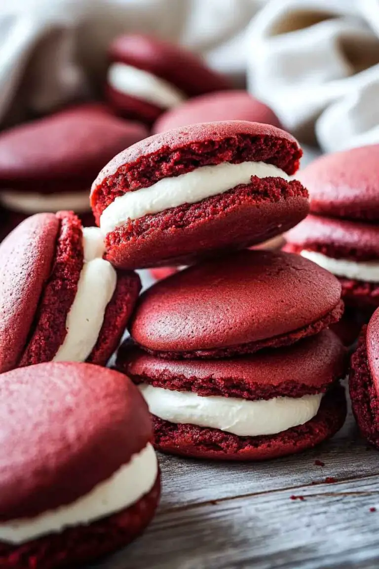 Red Velvet Whoopie Pies