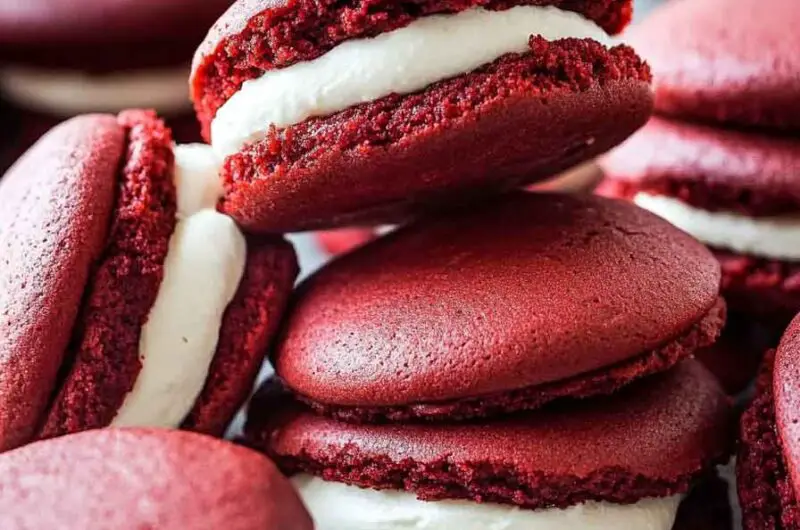 Red Velvet Whoopie Pies