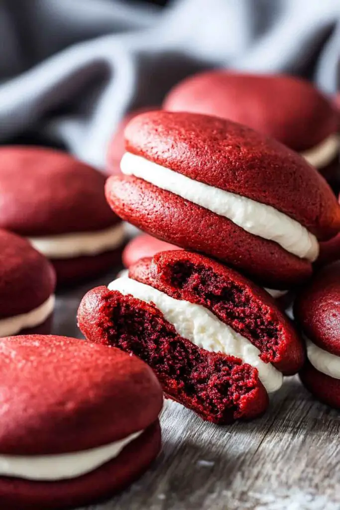 Ingredients for Red Velvet Whoopie Pies