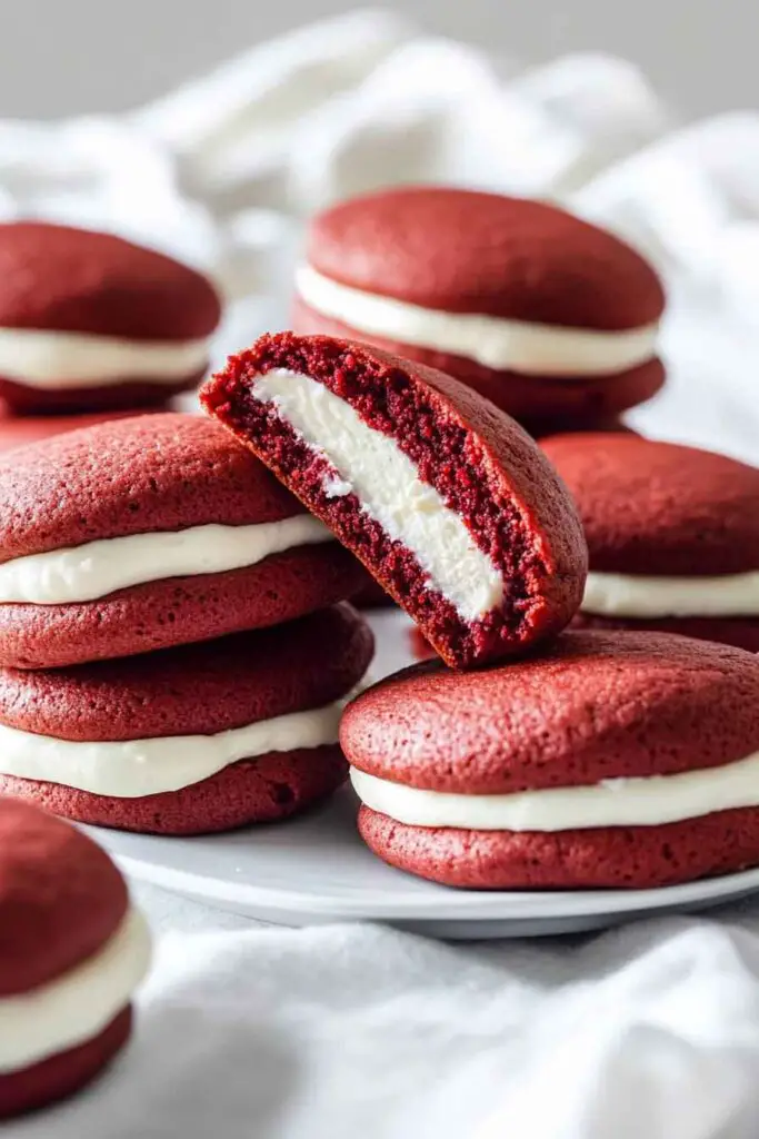 Ingredients for Red Velvet Whoopie Pies