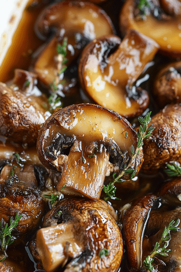 Roasted Mushrooms Browned Butter