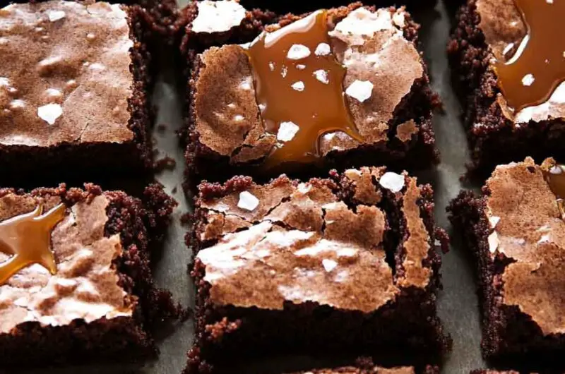 Salted Caramel Fudge Brownies
