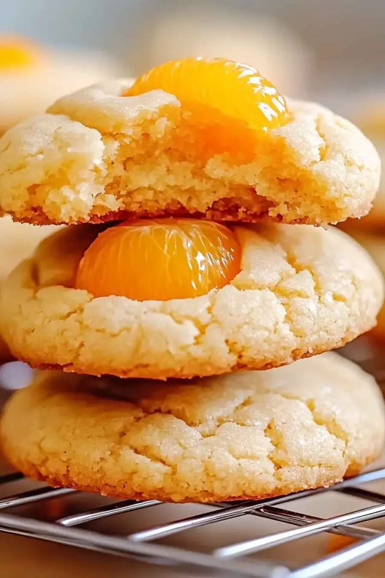 Soft Citrusy Orange Cookies