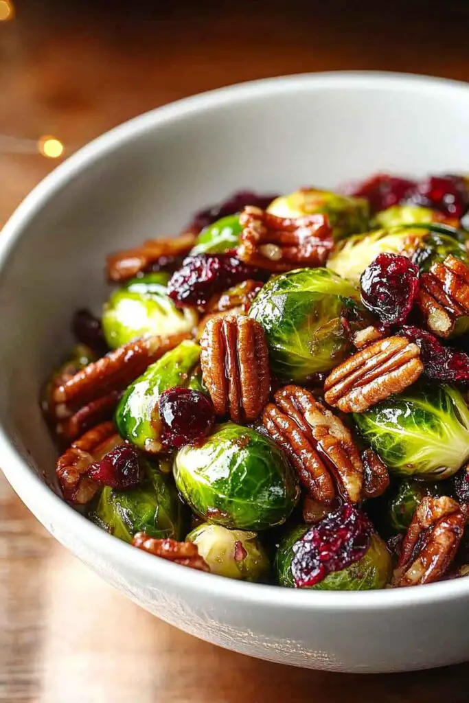 Cranberry Brussels Sprouts