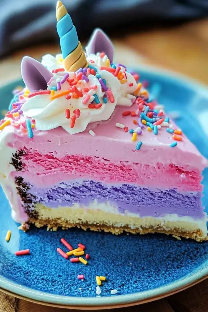 How to Make the Unicorn Ice Cream Cake