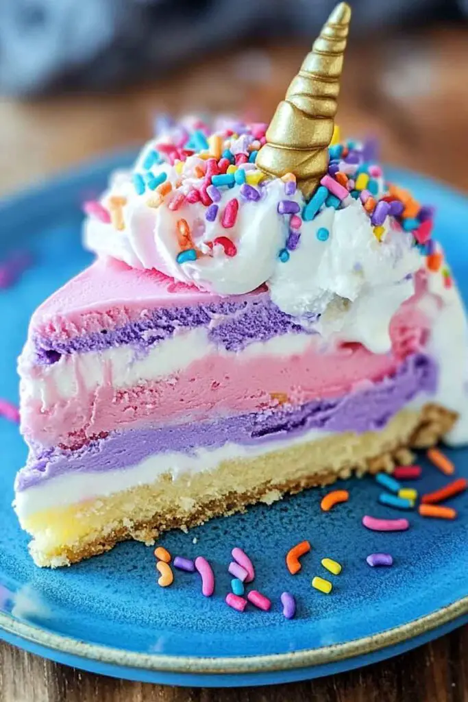 Ultimate Unicorn Ice Cream Cake